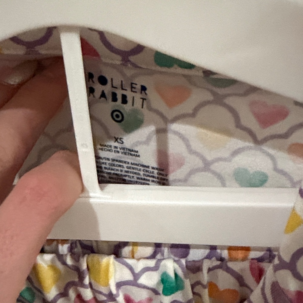 Roller Rabbit x Target Limited Edition New Heart Pattern Pajamas - Picture 3 of 4